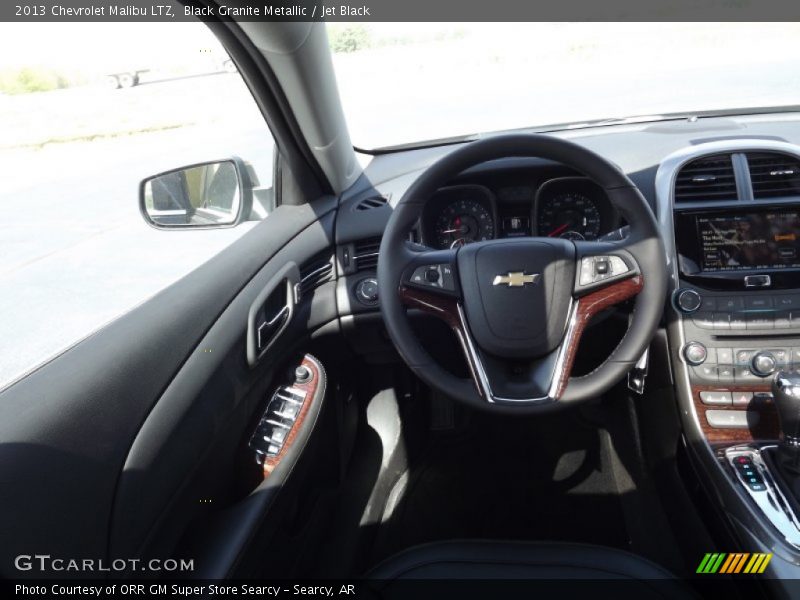 Black Granite Metallic / Jet Black 2013 Chevrolet Malibu LTZ
