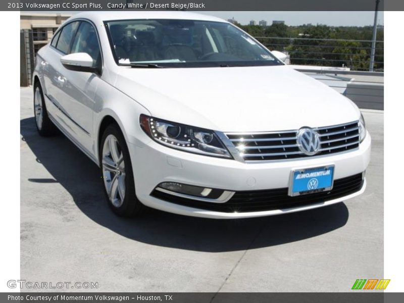 Candy White / Desert Beige/Black 2013 Volkswagen CC Sport Plus
