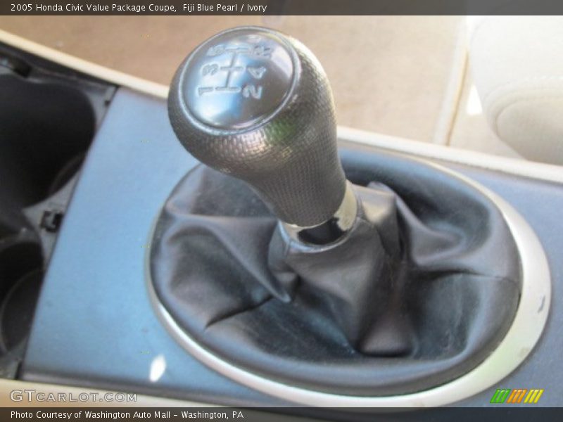 Fiji Blue Pearl / Ivory 2005 Honda Civic Value Package Coupe