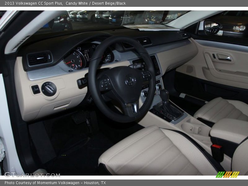 Candy White / Desert Beige/Black 2013 Volkswagen CC Sport Plus