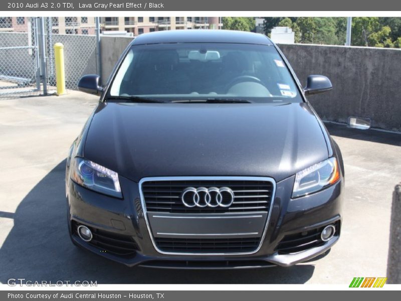 Lava Gray Pearl Effect / Black 2010 Audi A3 2.0 TDI