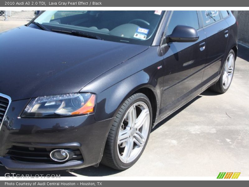 Lava Gray Pearl Effect / Black 2010 Audi A3 2.0 TDI