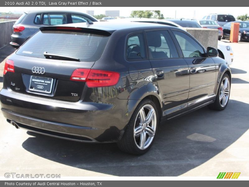 Lava Gray Pearl Effect / Black 2010 Audi A3 2.0 TDI