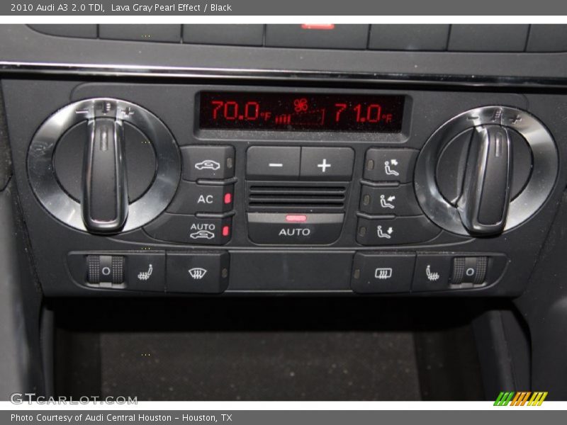 Controls of 2010 A3 2.0 TDI