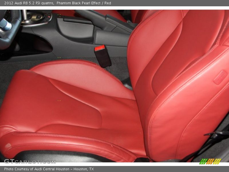 Phantom Black Pearl Effect / Red 2012 Audi R8 5.2 FSI quattro