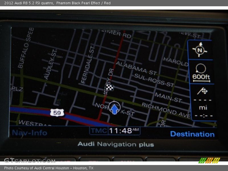 Navigation of 2012 R8 5.2 FSI quattro