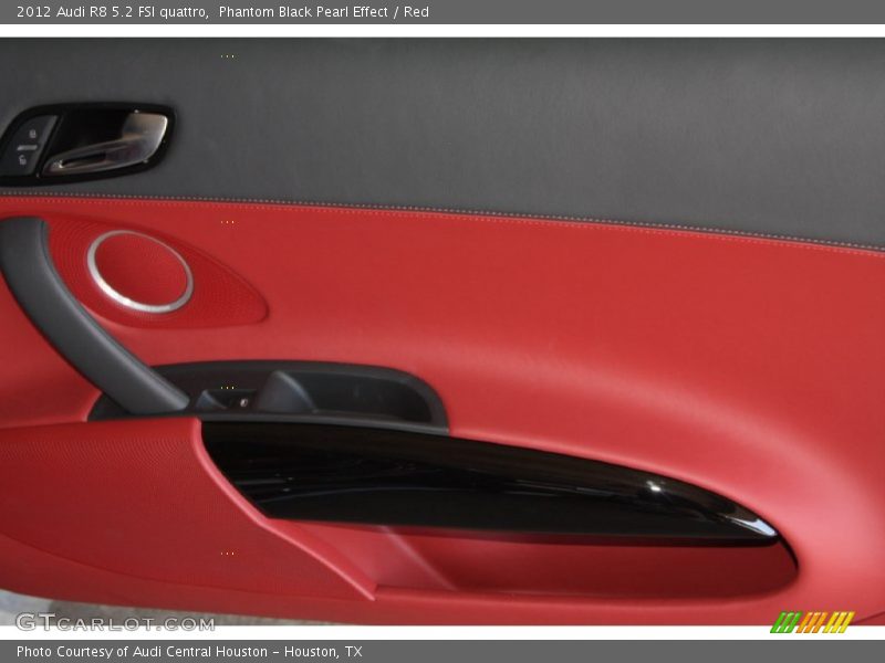 Phantom Black Pearl Effect / Red 2012 Audi R8 5.2 FSI quattro