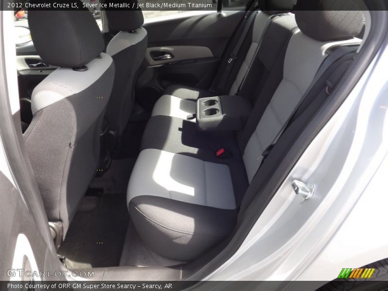 Silver Ice Metallic / Jet Black/Medium Titanium 2012 Chevrolet Cruze LS