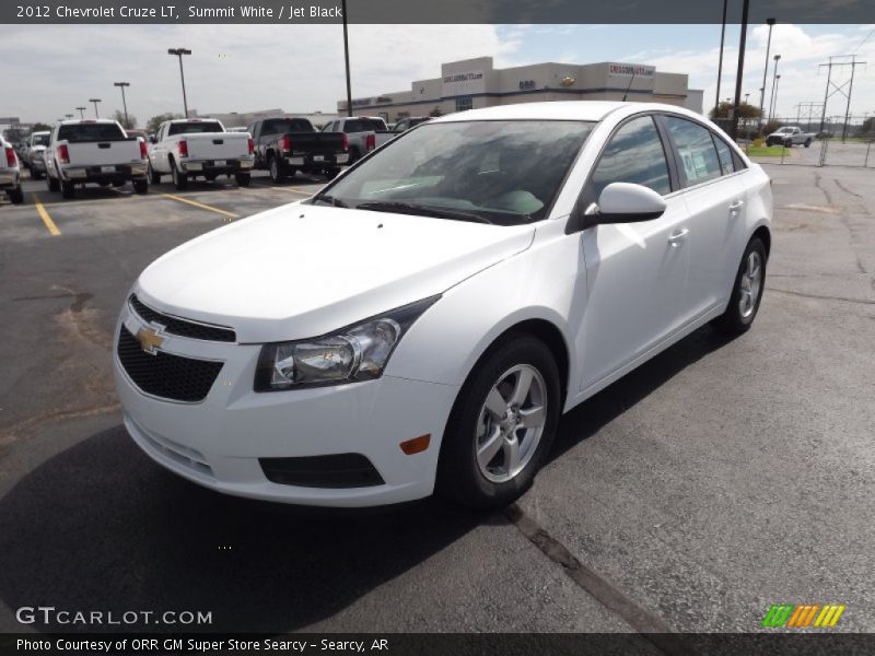 Summit White / Jet Black 2012 Chevrolet Cruze LT