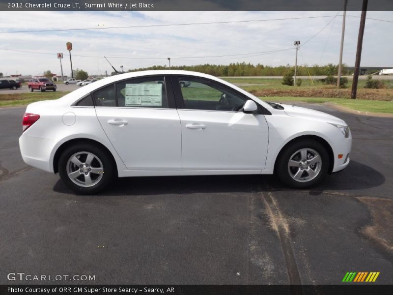Summit White / Jet Black 2012 Chevrolet Cruze LT