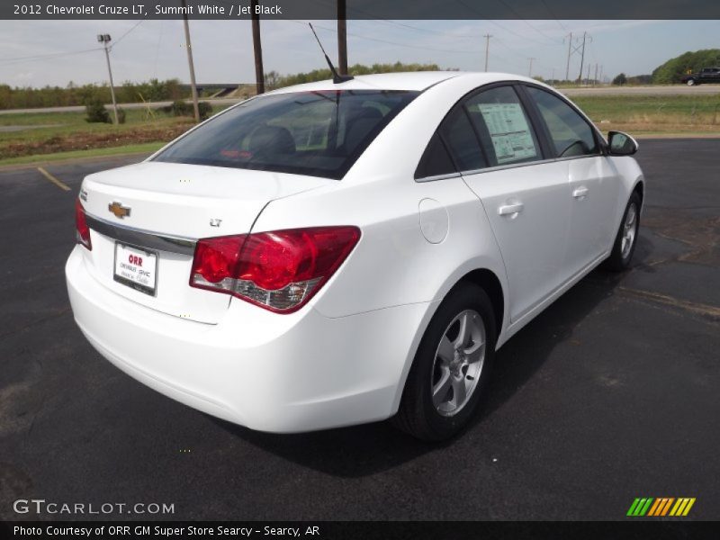 Summit White / Jet Black 2012 Chevrolet Cruze LT