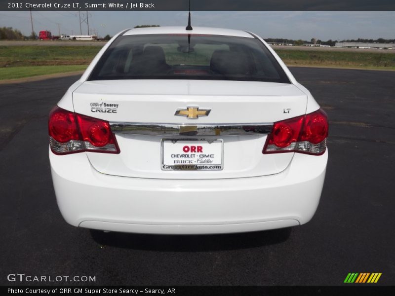 Summit White / Jet Black 2012 Chevrolet Cruze LT