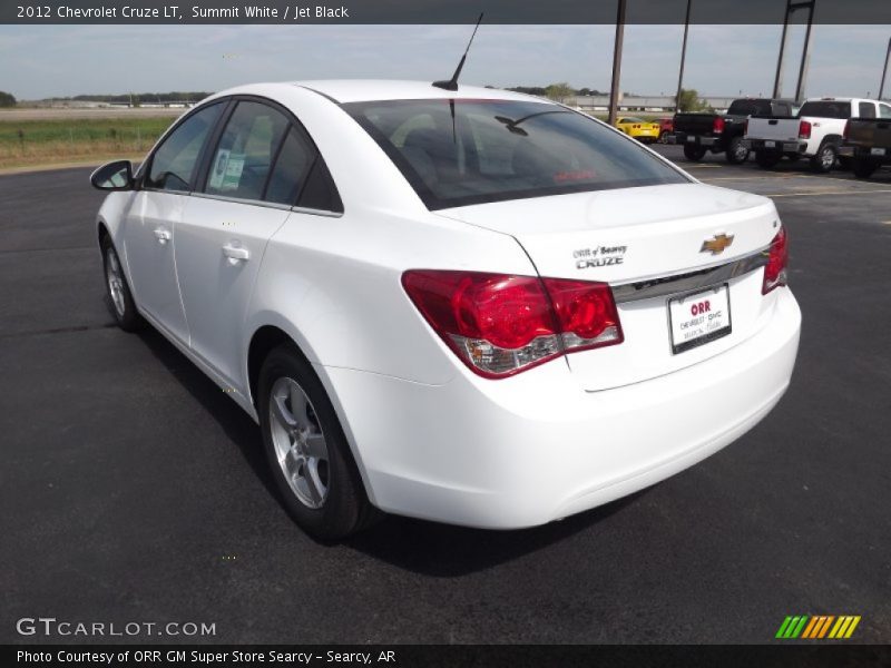 Summit White / Jet Black 2012 Chevrolet Cruze LT