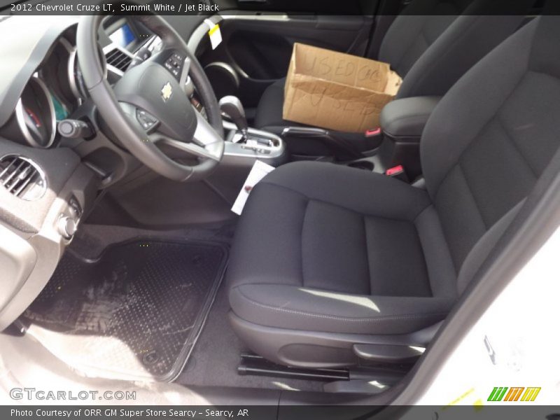 Summit White / Jet Black 2012 Chevrolet Cruze LT