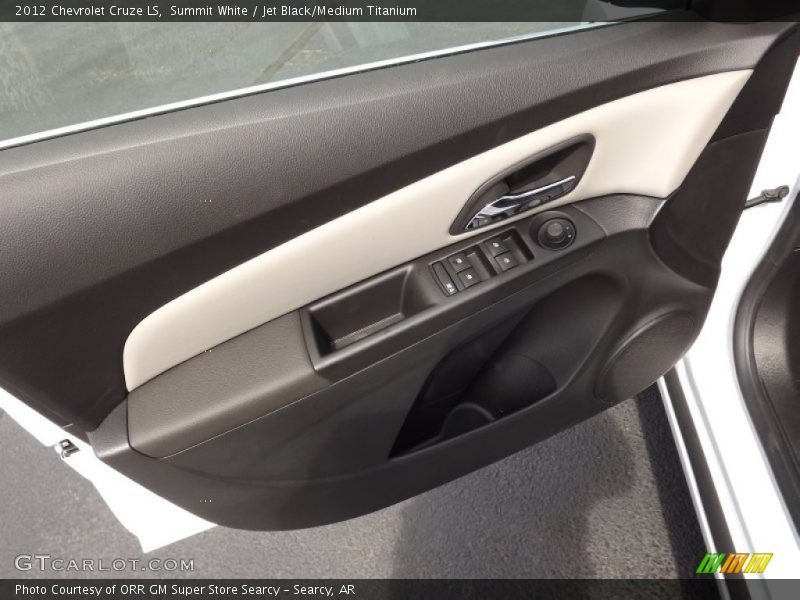 Summit White / Jet Black/Medium Titanium 2012 Chevrolet Cruze LS
