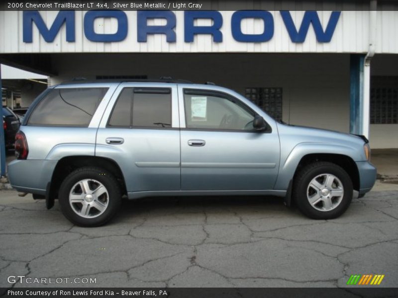 Silver Blue Metallic / Light Gray 2006 Chevrolet TrailBlazer LT 4x4