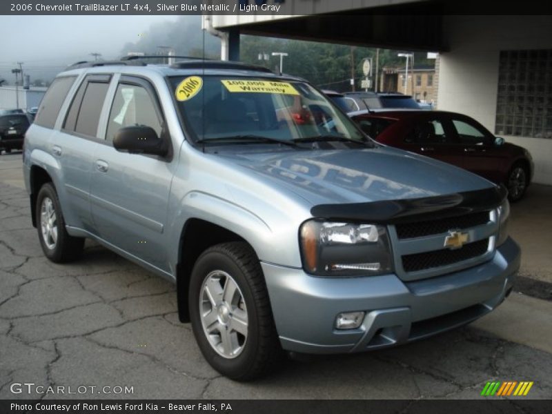 Silver Blue Metallic / Light Gray 2006 Chevrolet TrailBlazer LT 4x4