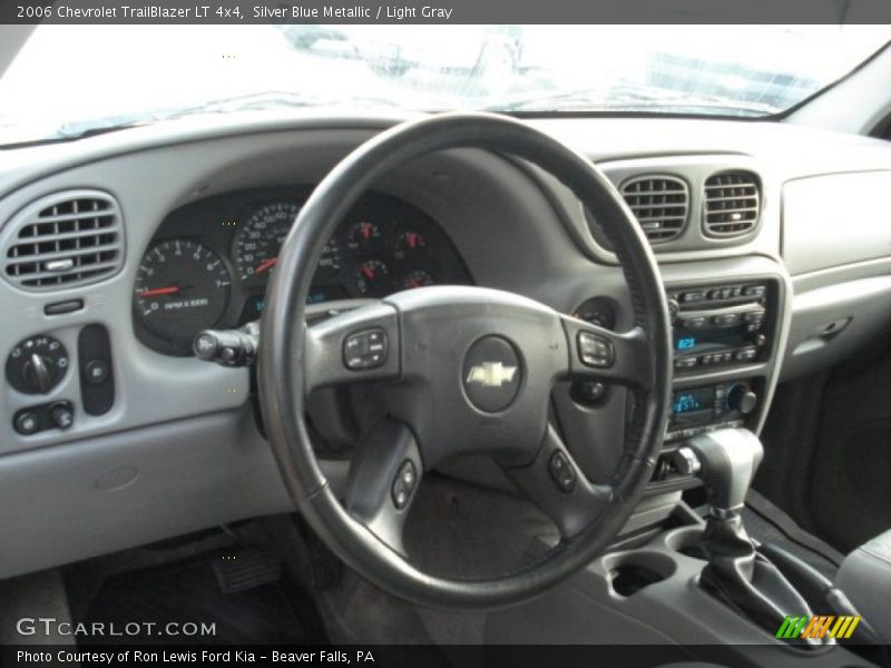 Silver Blue Metallic / Light Gray 2006 Chevrolet TrailBlazer LT 4x4