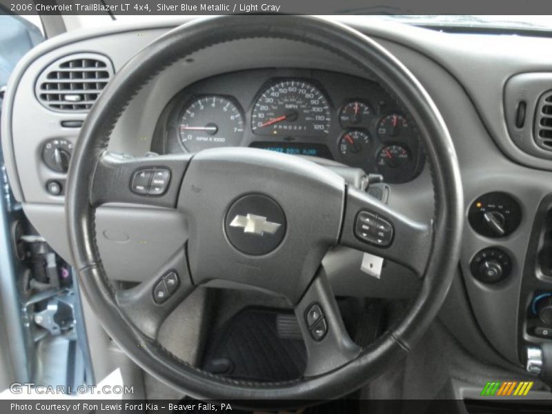 Silver Blue Metallic / Light Gray 2006 Chevrolet TrailBlazer LT 4x4