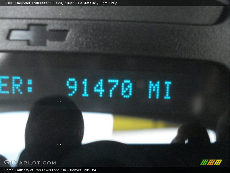 Silver Blue Metallic / Light Gray 2006 Chevrolet TrailBlazer LT 4x4
