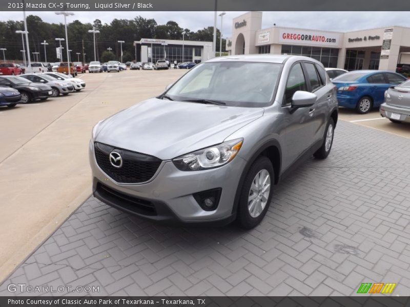 Liquid Silver / Black 2013 Mazda CX-5 Touring