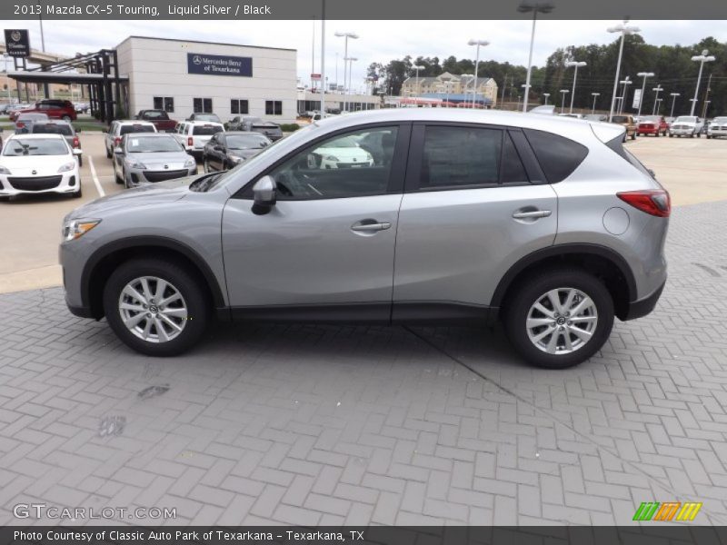 Liquid Silver / Black 2013 Mazda CX-5 Touring