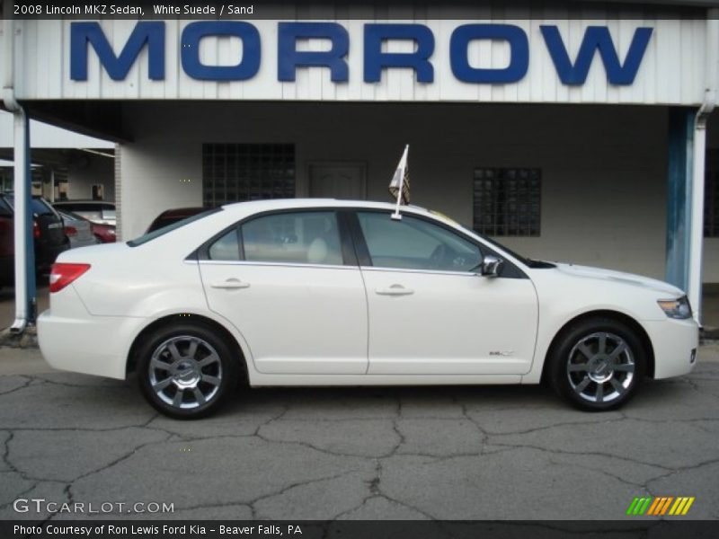 White Suede / Sand 2008 Lincoln MKZ Sedan