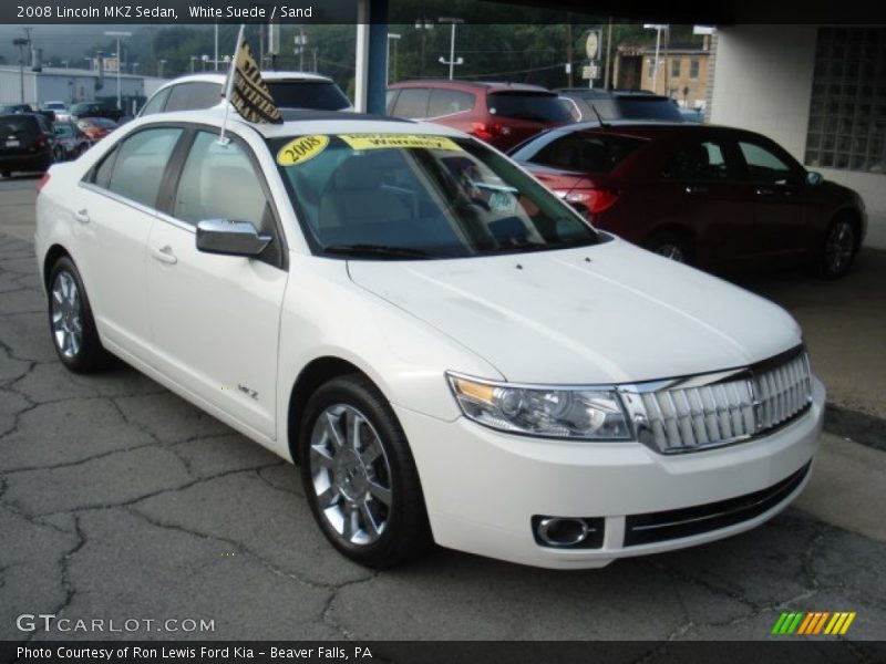 White Suede / Sand 2008 Lincoln MKZ Sedan