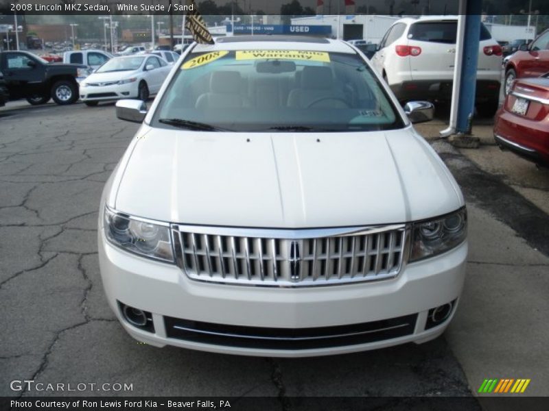 White Suede / Sand 2008 Lincoln MKZ Sedan