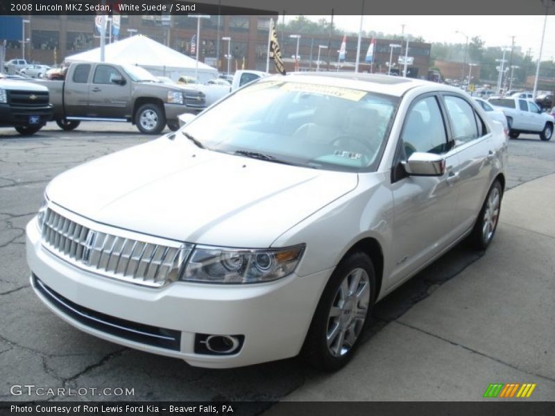 White Suede / Sand 2008 Lincoln MKZ Sedan