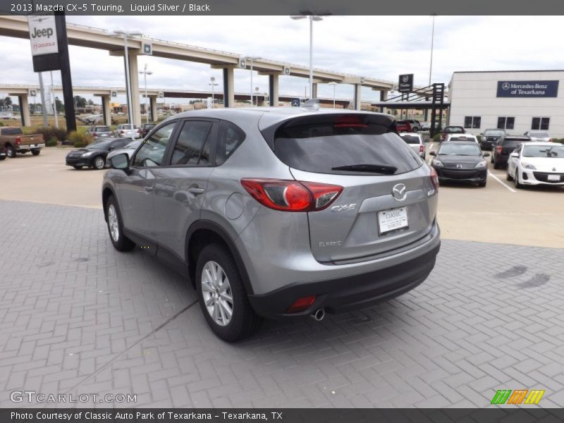 Liquid Silver / Black 2013 Mazda CX-5 Touring