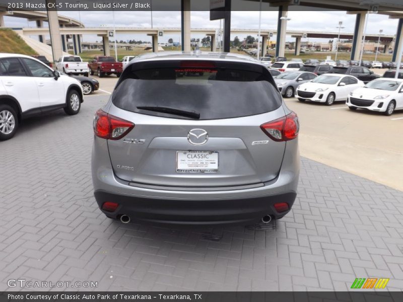 Liquid Silver / Black 2013 Mazda CX-5 Touring