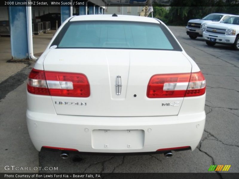 White Suede / Sand 2008 Lincoln MKZ Sedan