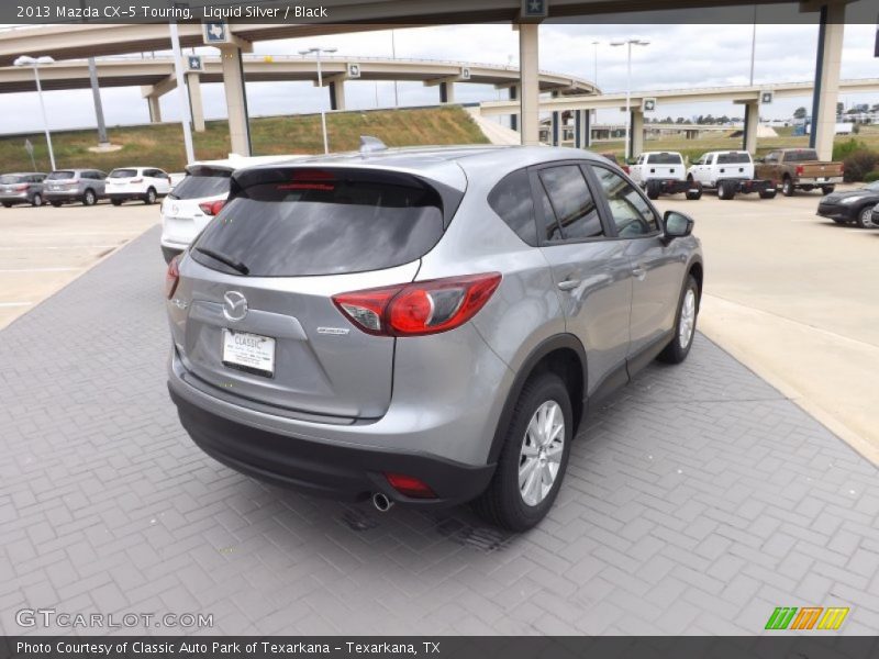 Liquid Silver / Black 2013 Mazda CX-5 Touring