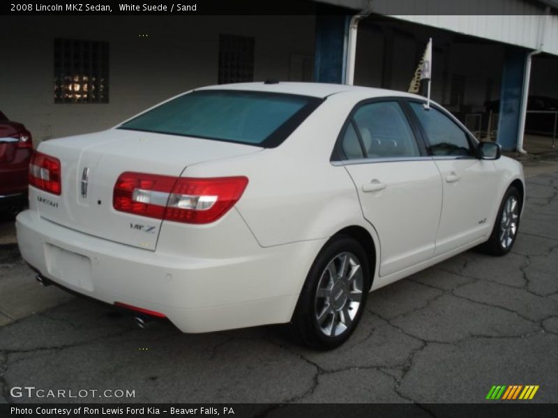 White Suede / Sand 2008 Lincoln MKZ Sedan