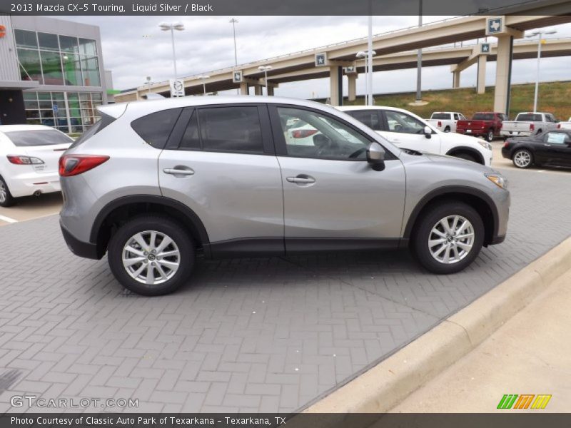 Liquid Silver / Black 2013 Mazda CX-5 Touring