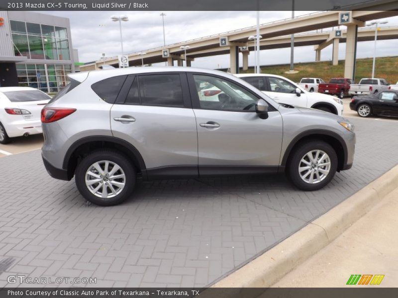 Liquid Silver / Black 2013 Mazda CX-5 Touring