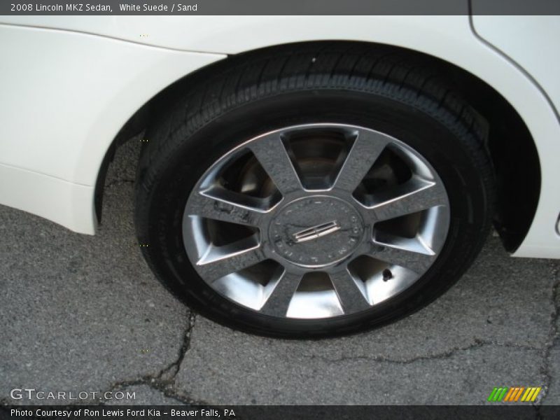 White Suede / Sand 2008 Lincoln MKZ Sedan