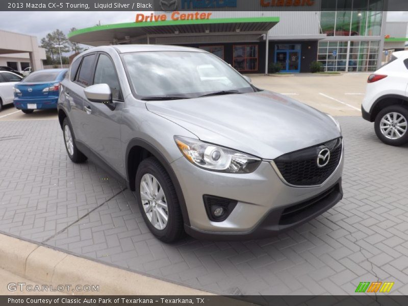 Liquid Silver / Black 2013 Mazda CX-5 Touring