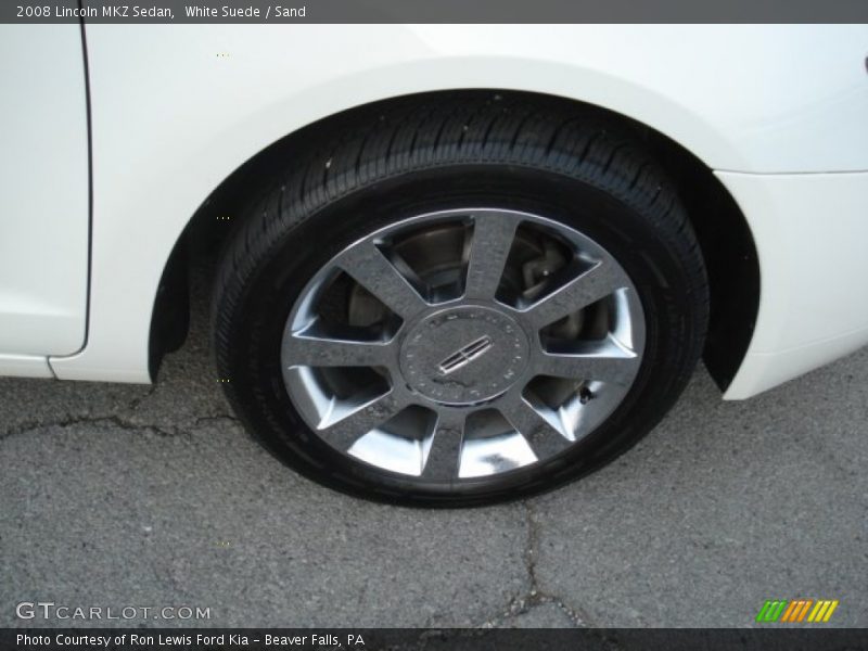 White Suede / Sand 2008 Lincoln MKZ Sedan
