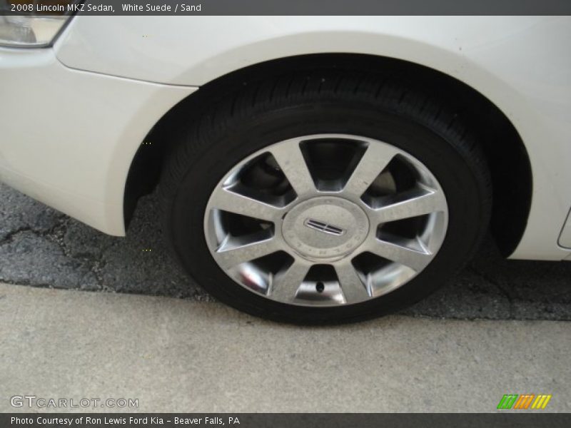 White Suede / Sand 2008 Lincoln MKZ Sedan