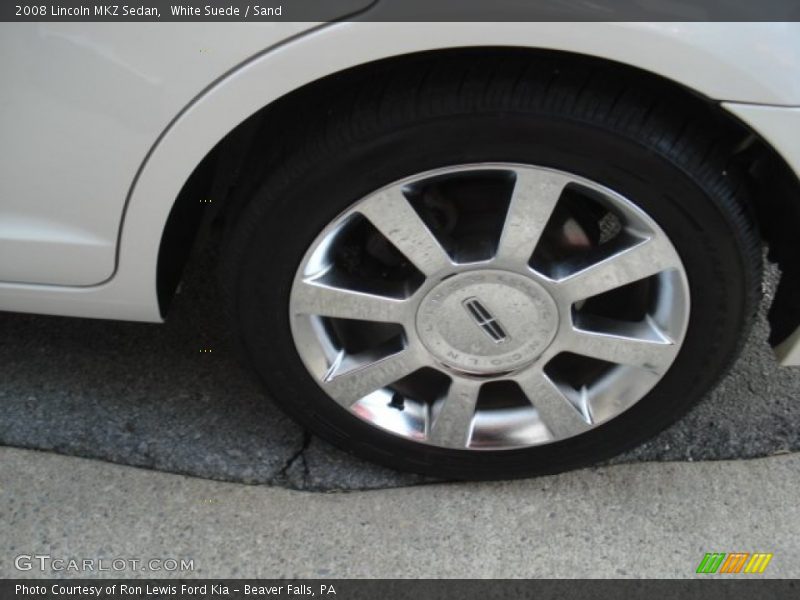 White Suede / Sand 2008 Lincoln MKZ Sedan
