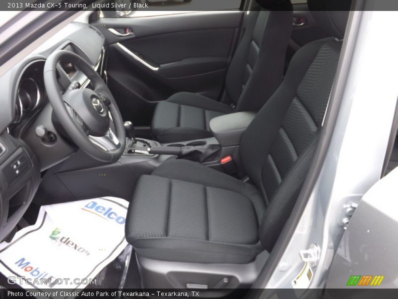 Liquid Silver / Black 2013 Mazda CX-5 Touring