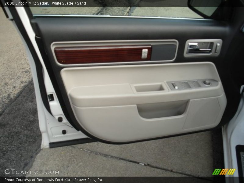 White Suede / Sand 2008 Lincoln MKZ Sedan