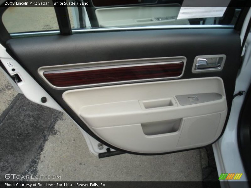 White Suede / Sand 2008 Lincoln MKZ Sedan