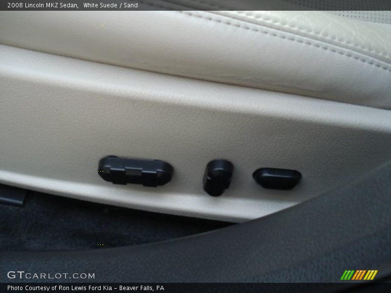 White Suede / Sand 2008 Lincoln MKZ Sedan