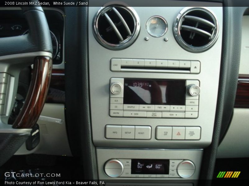 White Suede / Sand 2008 Lincoln MKZ Sedan