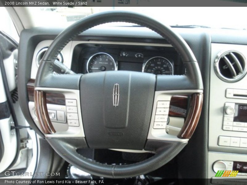 White Suede / Sand 2008 Lincoln MKZ Sedan