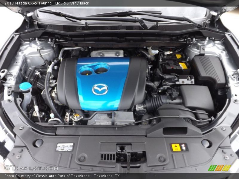 Liquid Silver / Black 2013 Mazda CX-5 Touring