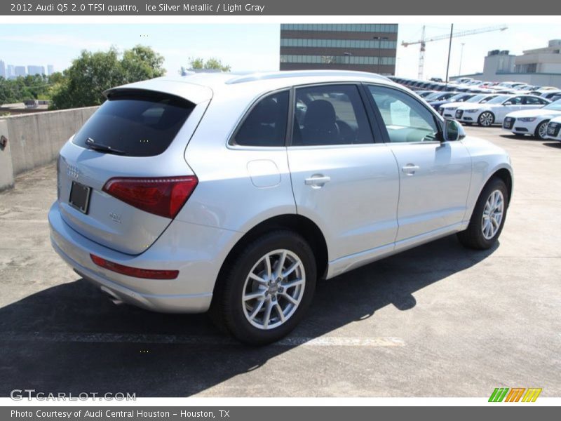 Ice Silver Metallic / Light Gray 2012 Audi Q5 2.0 TFSI quattro